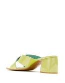 Tahima patent leather mules
