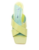 Tahima patent leather mules
