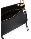 whipstitch panelled tote bag