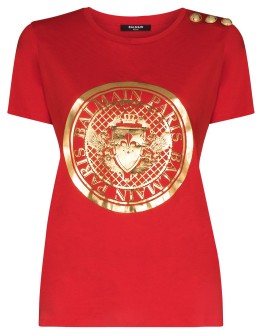 logo-print T-shirt