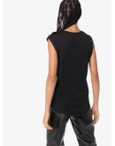 logo print tank top