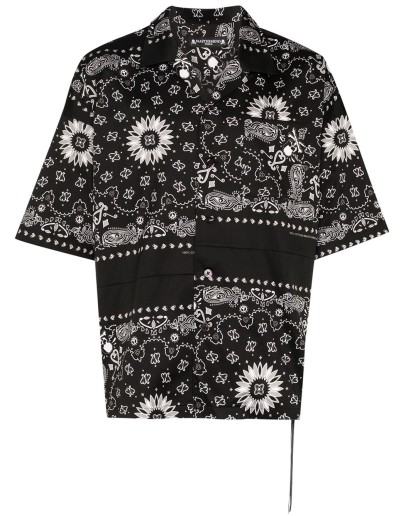 bandana print cotton shirt
