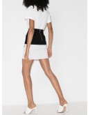 two-tone mini skirt