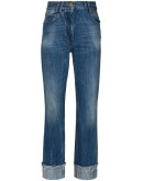 straight-leg jeans