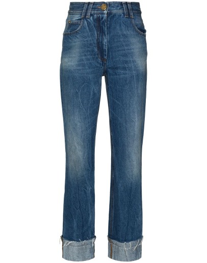 straight-leg jeans