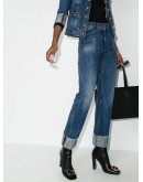 straight-leg jeans