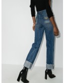 straight-leg jeans