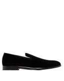 classic velvet slip on loafers