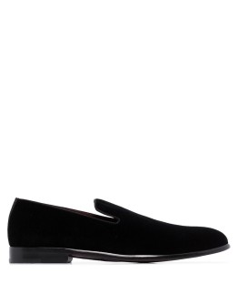 classic velvet slip on loafers