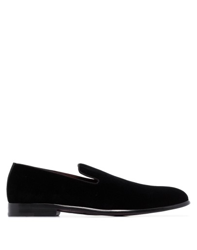 classic velvet slip on loafers