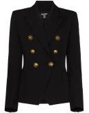 button-embellished blazer