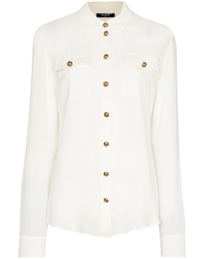 silk-georgette shirt