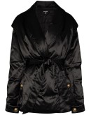 tie-waist padded jacket