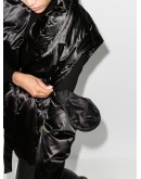tie-waist padded jacket