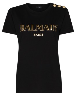 logo print T-shirt