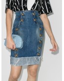 double-breasted pencil skirt