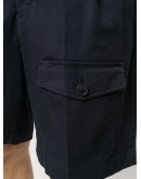 pocket detail wide-leg shorts