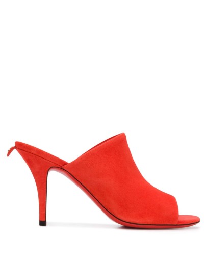 suede stiletto mules
