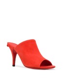 suede stiletto mules