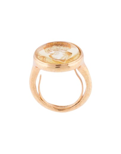 Cameo Charm ring