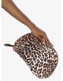 leopard print pouch bag