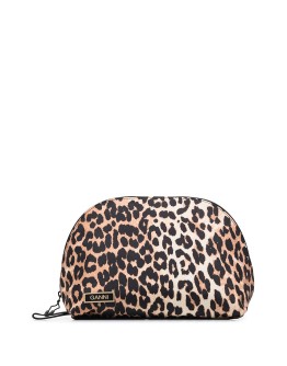leopard print pouch bag