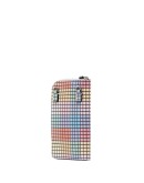 ziparound grid wallet