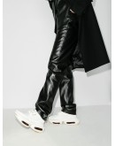 B Bold leather sneakers
