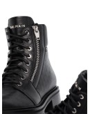 Ranger logo embossed combat boots