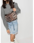 logo-patch leopard-print crossbody