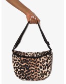 logo-patch leopard-print crossbody