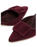 Maysale 50mm suede pumps