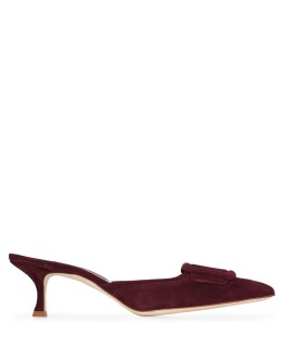 Maysale 50mm suede pumps