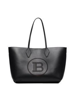 Shopping 37 logo-embossed tote bag