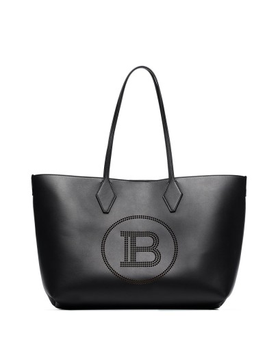 Shopping 37 logo-embossed tote bag
