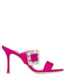 Gable Jewel 90 double strap sandals