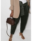 leopard-print leather tote