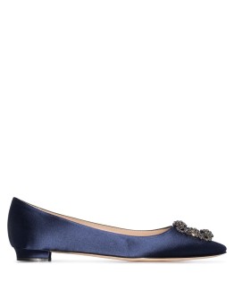 Hangisi embellished-buckle ballerina shoes