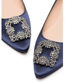 Hangisi embellished-buckle ballerina shoes