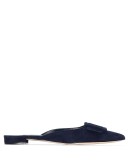 Maysale buckled flat mules