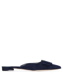 Maysale buckled flat mules
