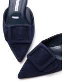 Maysale buckled flat mules