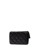 chain-trimmed leather mini bag