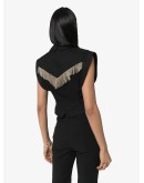 Udalia fringed waistcoat