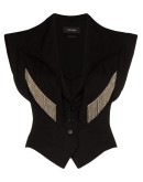 Udalia fringed waistcoat
