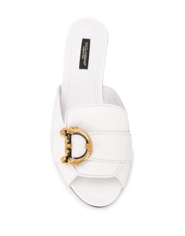 DG peep-toe mules