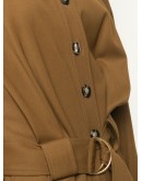 high collar buttoned jumpsuit