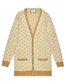 GG pattern buttoned cardigan