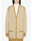 GG pattern buttoned cardigan