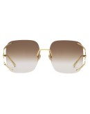 square-frame gradient sunglasses